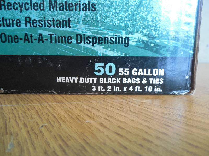 55 Gal. Ultrasac Heavy-duty Tie Black Drum Liner Trash Bags (50 Count)