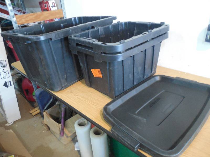 lot 103 image: (3) STORAGE TOTES