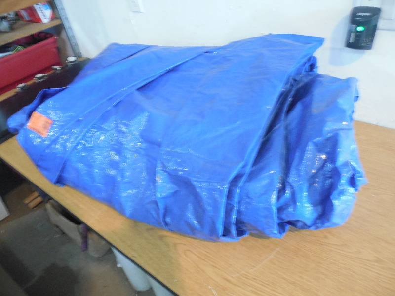 lot 107 image: Everbilt 20 ft. x 30 ft. Blue Medium Duty General Purpose Tarp