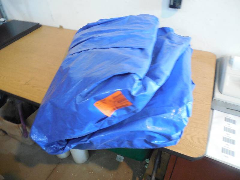 lot 110 image: Everbilt 20 ft. x 30 ft. Blue Medium Duty General Purpose Tarp