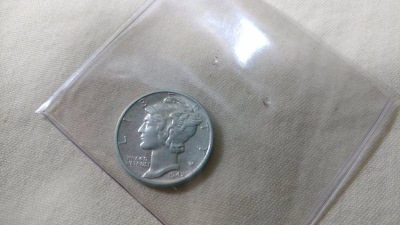 1942 Mercury Dime
