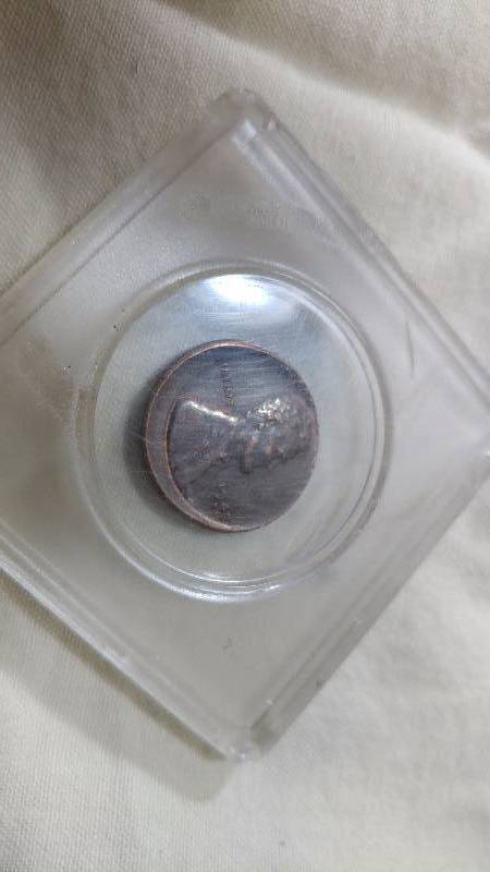 1947 Off Center Print Error Penny
