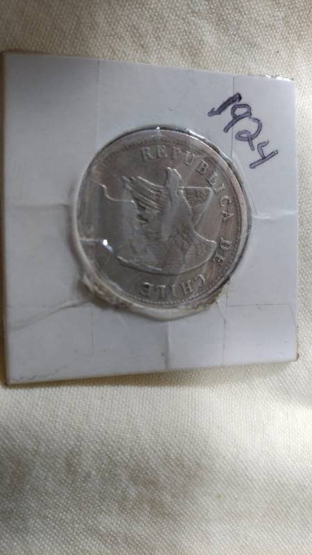 1924 - Chile 20 Cent Coin