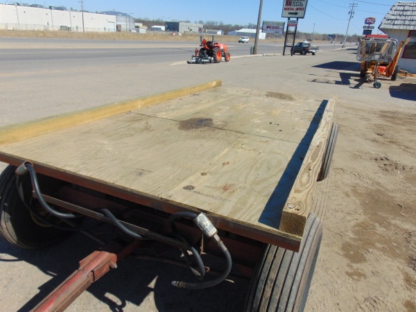 6 x 12 Hydraulic Dump Flatbed Trailer