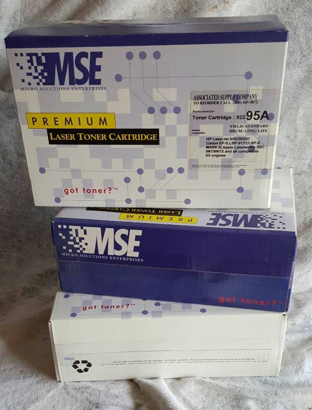 Three premium Laser toner cartridge