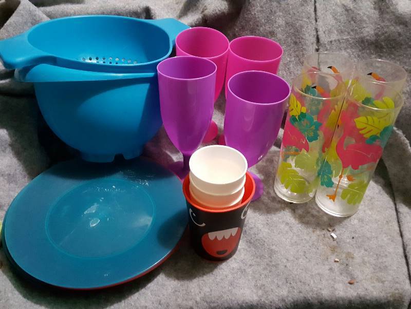 Summer Fun Plastic cups, plates, and more