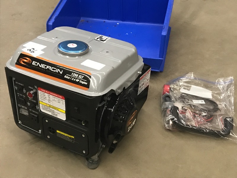lot 26 image: Energin 1250XLT 2.4HP Generator, Un...