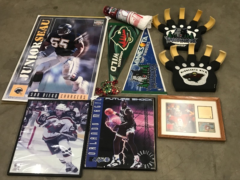 lot 51 image: Lot Of Assorted Sports Memorabilia-...