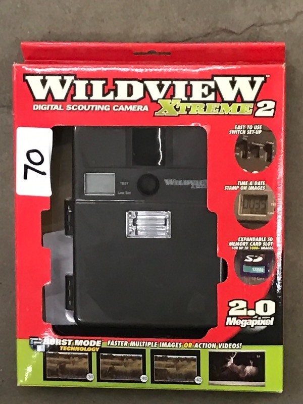 lot 70 image: Unused Wildviex Xtreme-2 Game Camer...