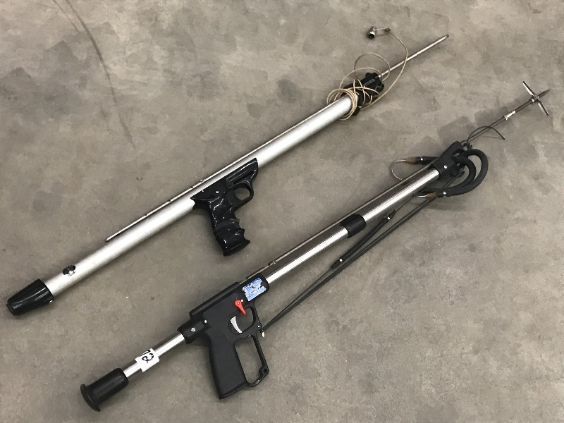 lot 72 image: (2) Spear Guns, (1) Is Missing The ...