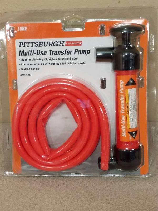 lot 105 image: Pittsburgh Automotive Multi Use Transfer Pump