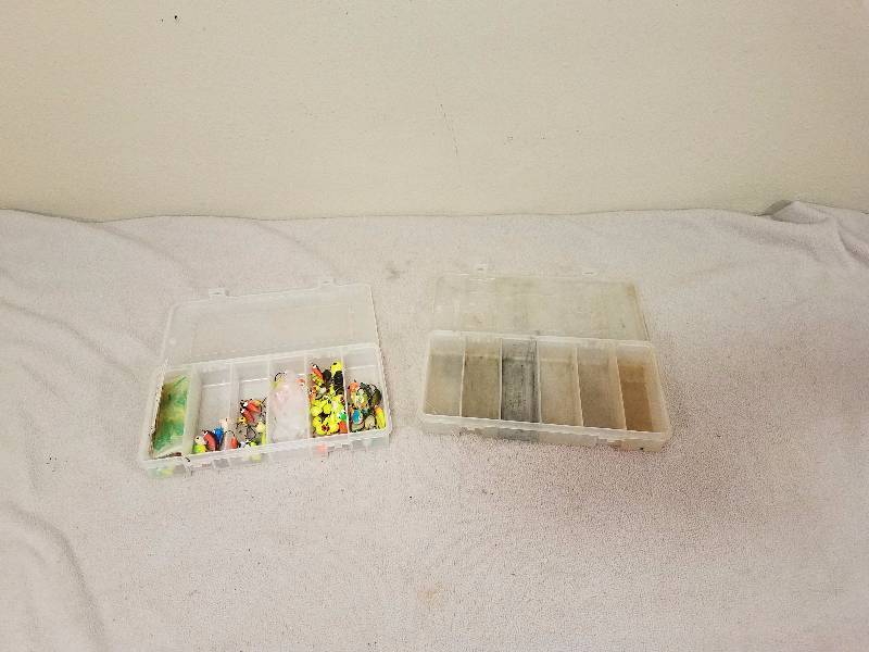 lot 127 image: Tackle boxes with Misc. Tackle