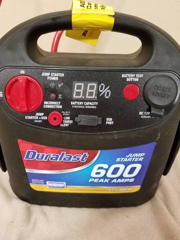 Duralast 900 amp jump starter manual