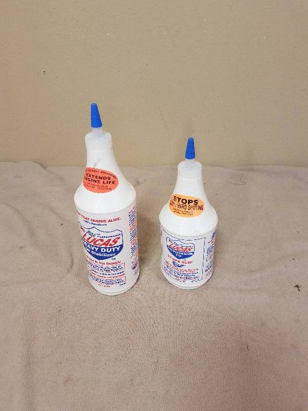 lot 168 image: 2 Bottles of Lucas Transmission Fix