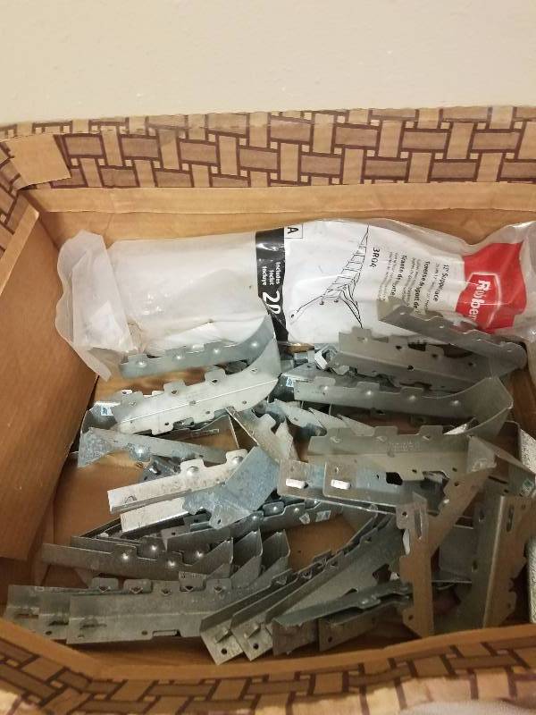 lot 188 image: Box of Brackets