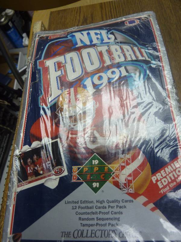 Brand New Box of 1991 Upper Deck NFL Collectors Choice Cards