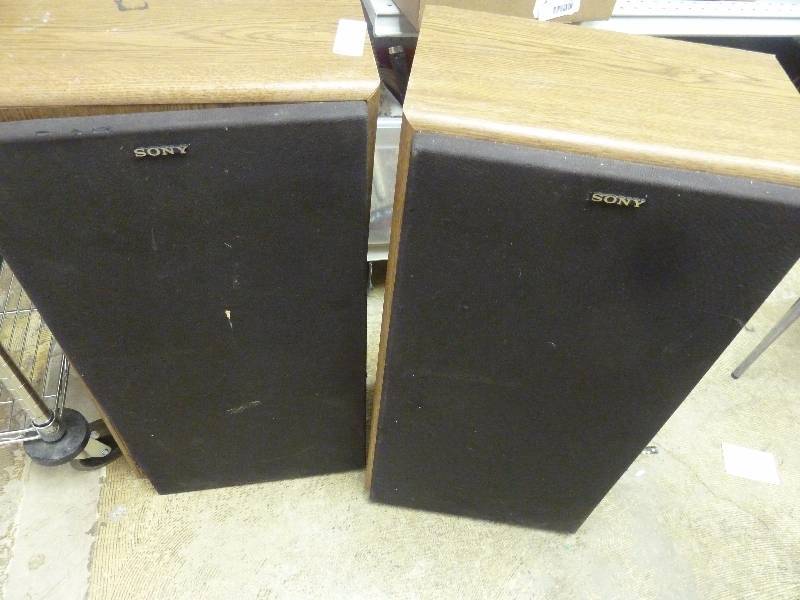 Two Sony 10 Floor Speakers