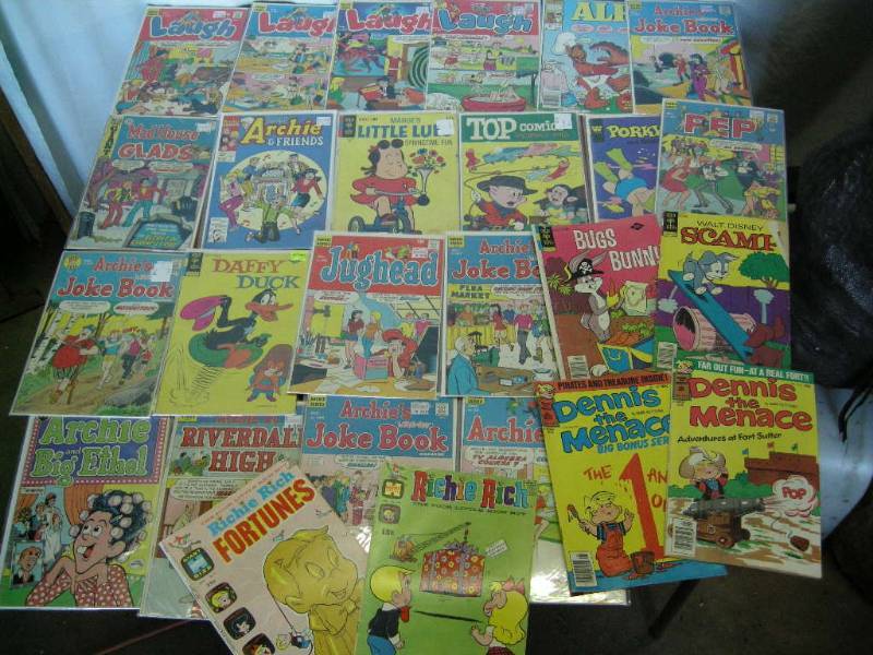lot 58 image: Vintage Comics - Archie, Bugs, Porky