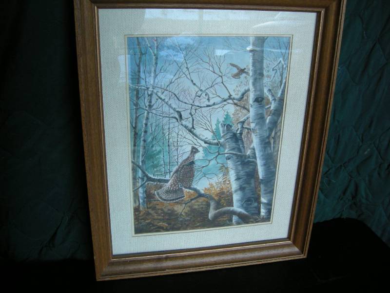lot 64 image: Lehman Wildlife Print