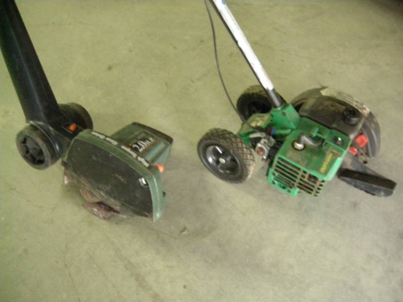 lot 100 image: 2 Powered Sidewalk Edgers