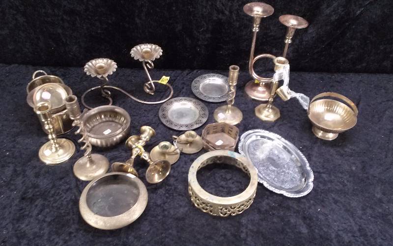 Lot - Misc Brass Items