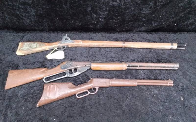 Lot  (3)  - BB Guns & Cap Guns