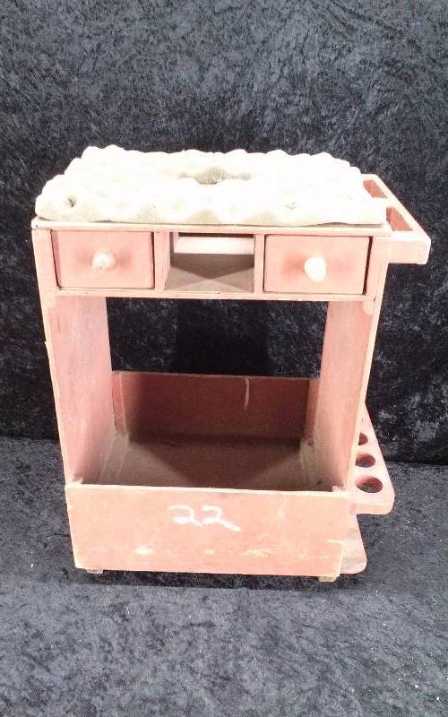 Wood Fishing Seat with pole holders
