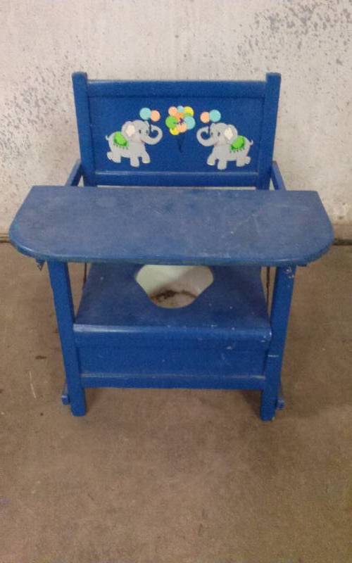 Vintage Childs Potty Chair