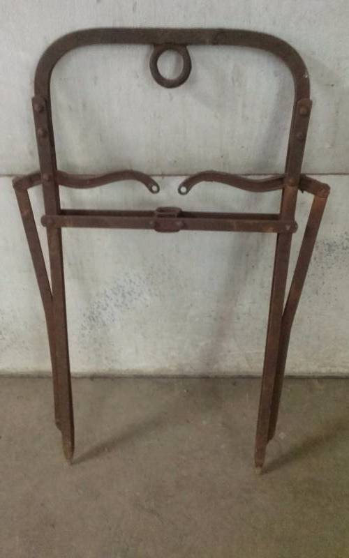 Vintage Lock Lever Hay Tong