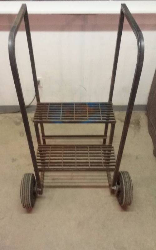 Wheeled Step Cart