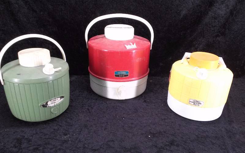 Lot - Vintage Water Jugs