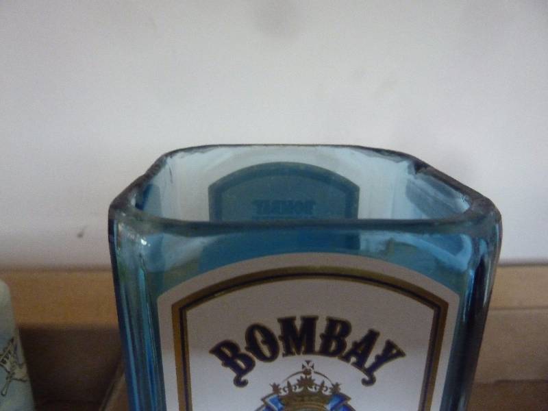 Bombay Sapphire Vase