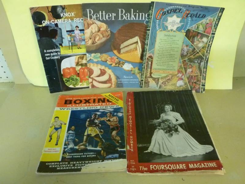 lot 24 image: Vintage Magazines
