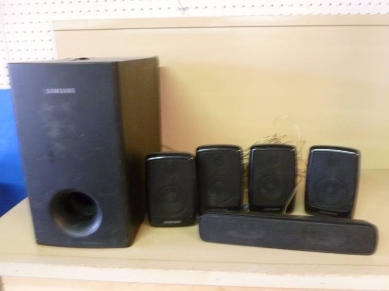 lot 161 image: Samsung Surround Speakers