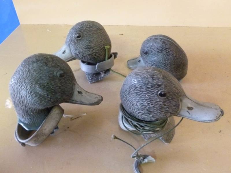 lot 245 image: Duck Decoy Heads