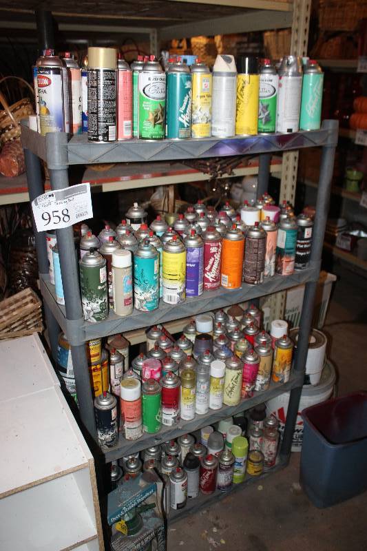 lot 958 image: 4-Shelf Shelving Unit