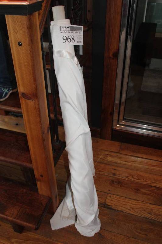 lot 968 image: 300ft. Roll White Satin
