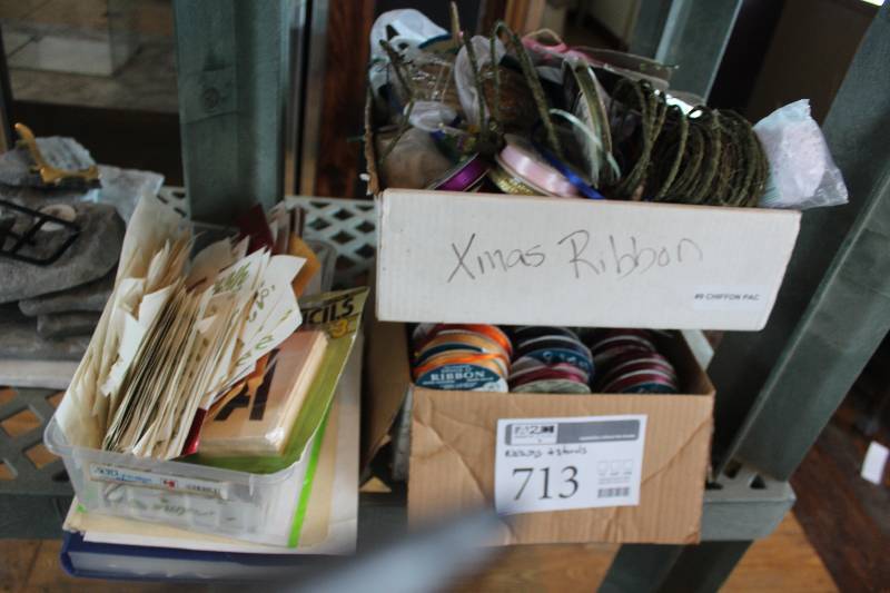 lot 713 image: Script Ribbons & Stencils
