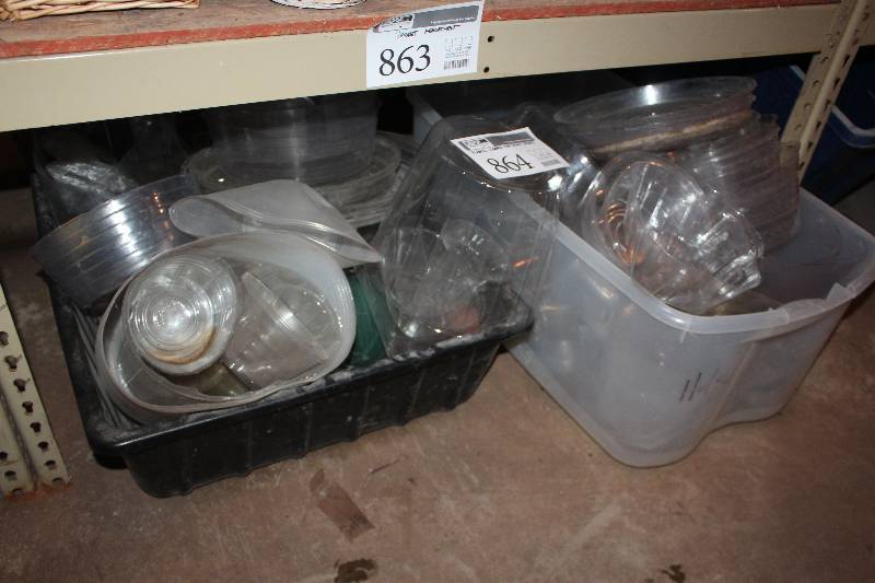 lot 864 image: Plastic Inserts For Plant Baskets