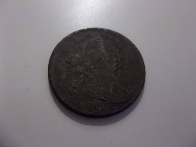 1803 Bust One Cent Double Struck Some Pitting