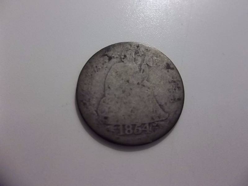1854 Seated Liberty Dime