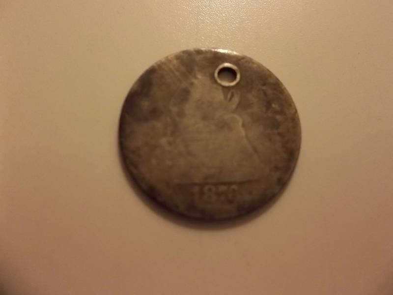 1876 Seated Liberty Dime
