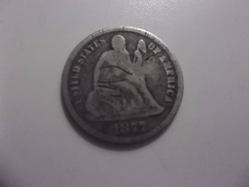 1877 Seated Liberty Dime