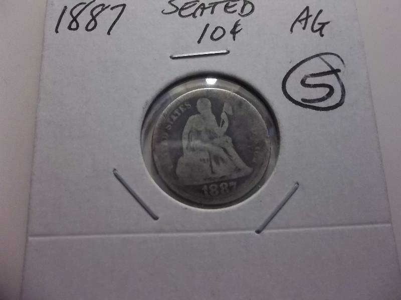 1887 Seated Liberty Dime