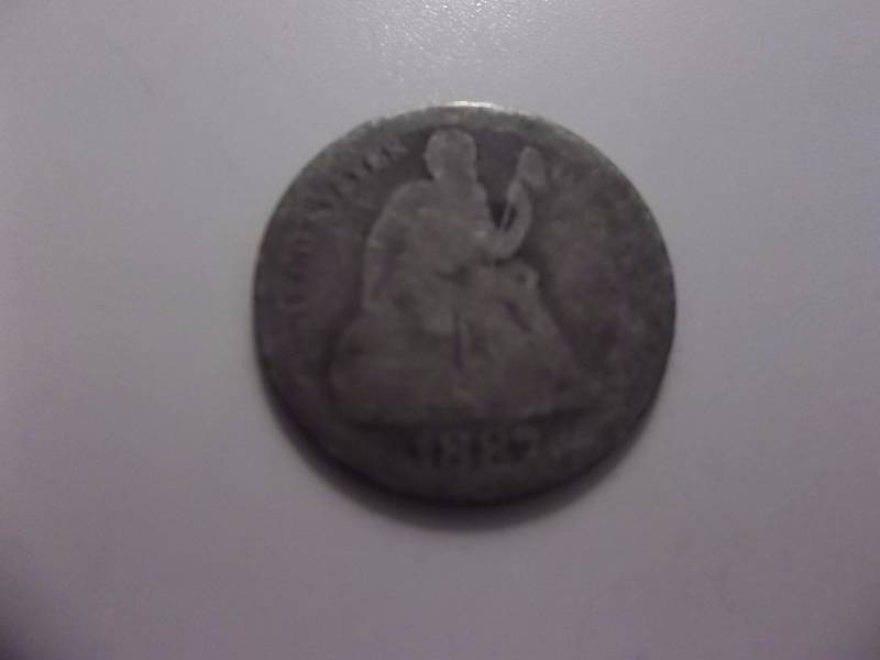 1887 Seated Liberty Dime