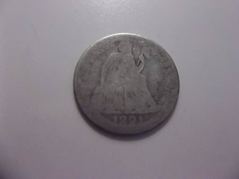 1891 Seated Liberty Dime