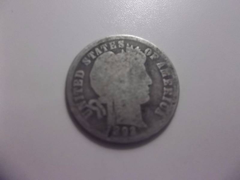 1892 Barber Dime