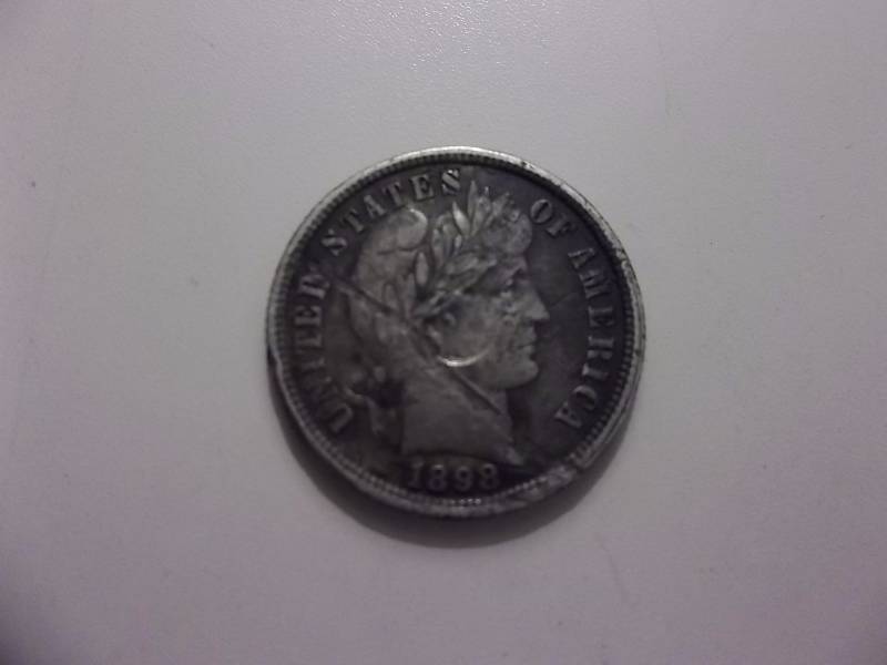 1898 Barber Dime