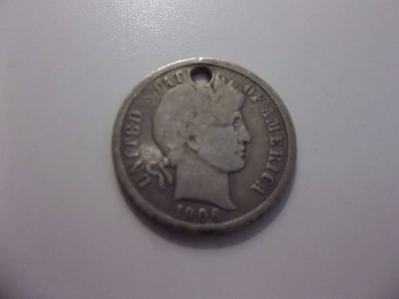 1906 Barber Dime