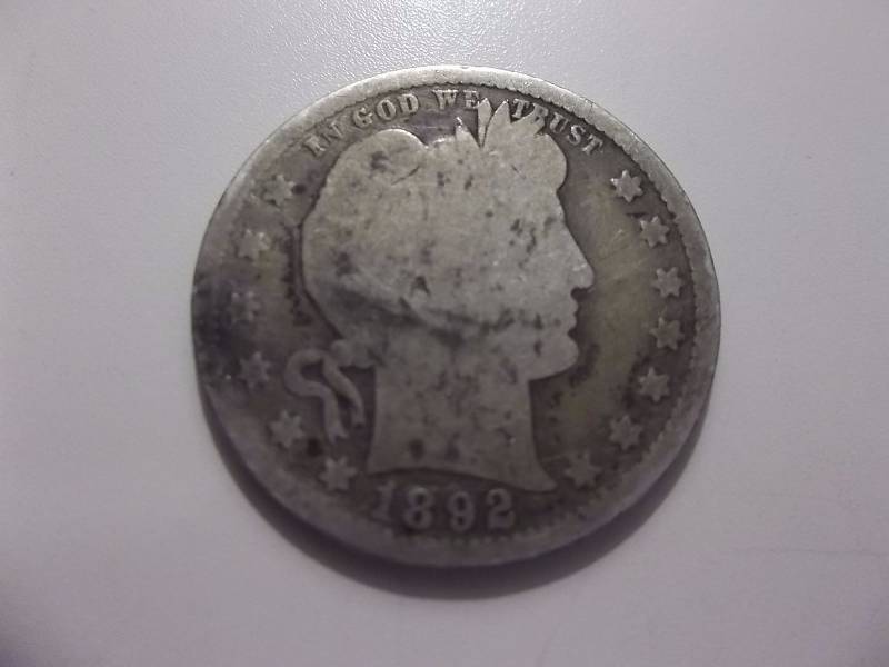 1892 Barber Quarter
